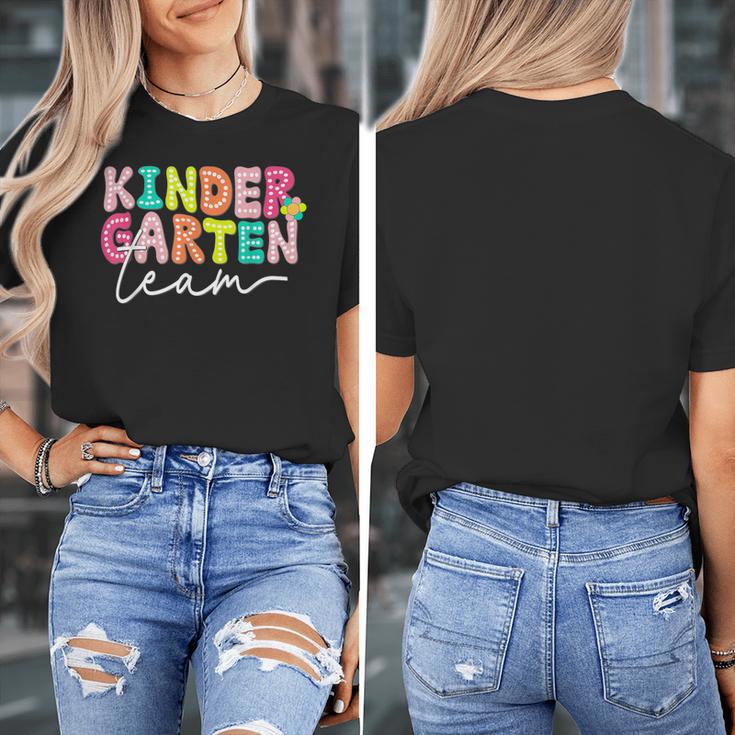 Kindergarten Team Teacher Back To School Kindergarten Squad Women's T-Shirt, funny design Kindergarten Team Teacher Back To School Kindergarten Squad Women's T-Shirt, funny design