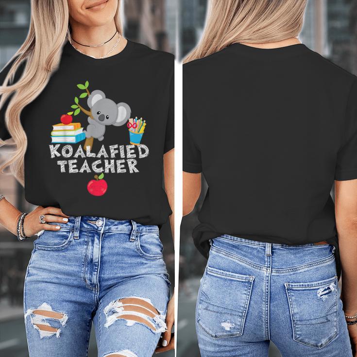 Koalafied Teacher Proud School Teacher Koala Cute T-Shirt Women's T-Shirt, funny design