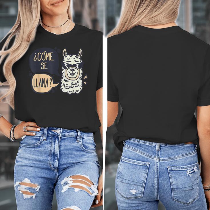 Llama Shirt English Teacher School Student ESL Joke Women's T-Shirt, Esl Teacher Gifts, English Teacher Gifts, funny design
