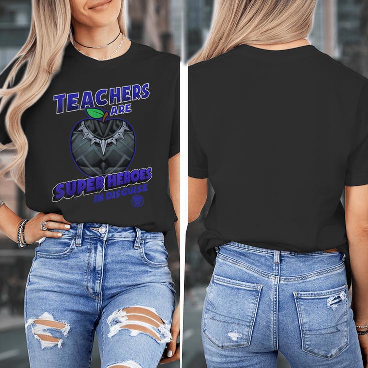Marvel Teachers Are Super Heroes In Disguise Panther Women's T-Shirt, funny design Marvel Teachers Are Super Heroes In Disguise Panther Women's T-Shirt, funny design