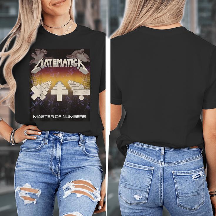 Matematica Master Of Numbers Math Teachers Puppets Parody Women's T-Shirt, funny design Matematica Master Of Numbers Math Teachers Puppets Parody Women's T-Shirt, funny design