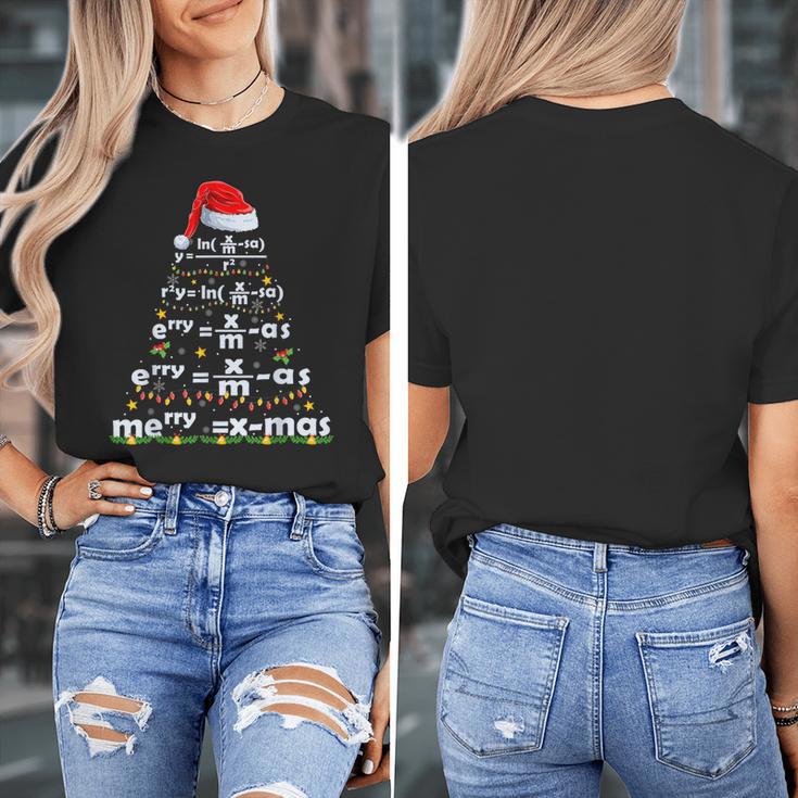 Math Equation Merry X-Mas Math Teacher Christmas Humor Men Women Kids Women's T-Shirt, funny design Math Equation Merry X-Mas Math Teacher Christmas Humor Men Women Kids Women's T-Shirt, funny design