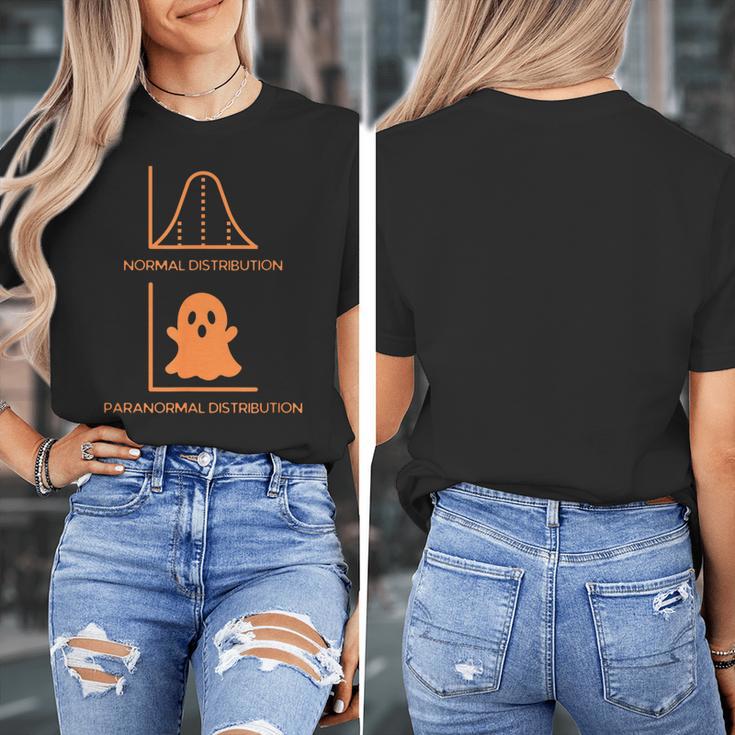 Math Statistics Normal Paranormal Distribution Teacher Women's T-Shirt, funny design Math Statistics Normal Paranormal Distribution Teacher Women's T-Shirt, funny design