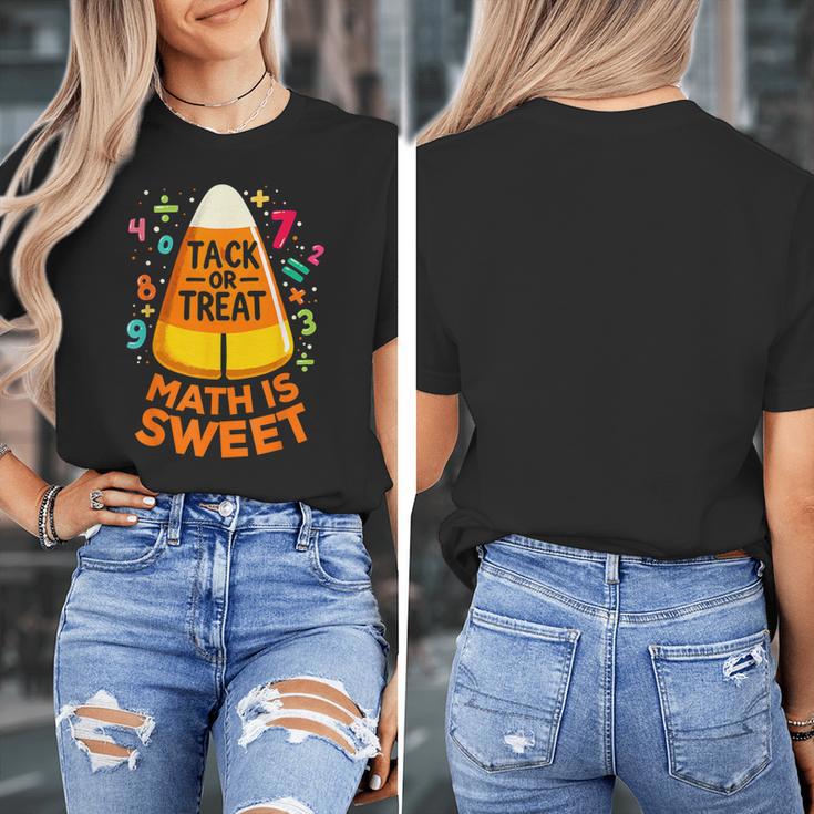 Math Teacher Halloween Costume Trick Or Treat Math Sweet Women's T-Shirt, funny design Math Teacher Halloween Costume Trick Or Treat Math Sweet Women's T-Shirt, funny design