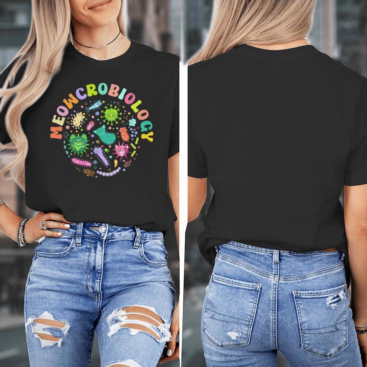 Meowcrobiology Cats Microbiology Science Teacher Women's T-Shirt, Science Teacher Gifts, funny design Meowcrobiology Cats Microbiology Science Teacher Women's T-Shirt, Science Teacher Gifts, funny design