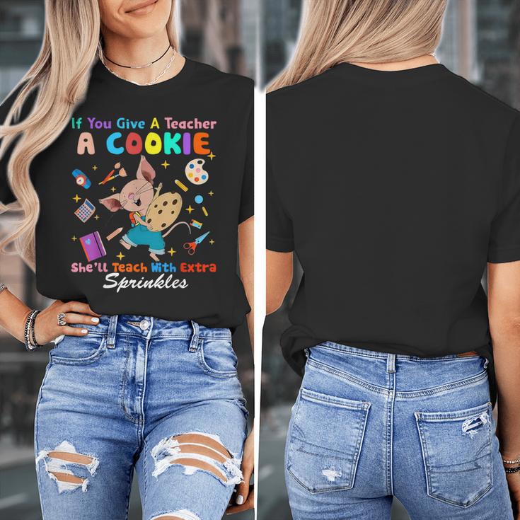 Mouse If You Give A Teacher A Student She Will Love You Women's T-Shirt, funny design Mouse If You Give A Teacher A Student She Will Love You Women's T-Shirt, funny design