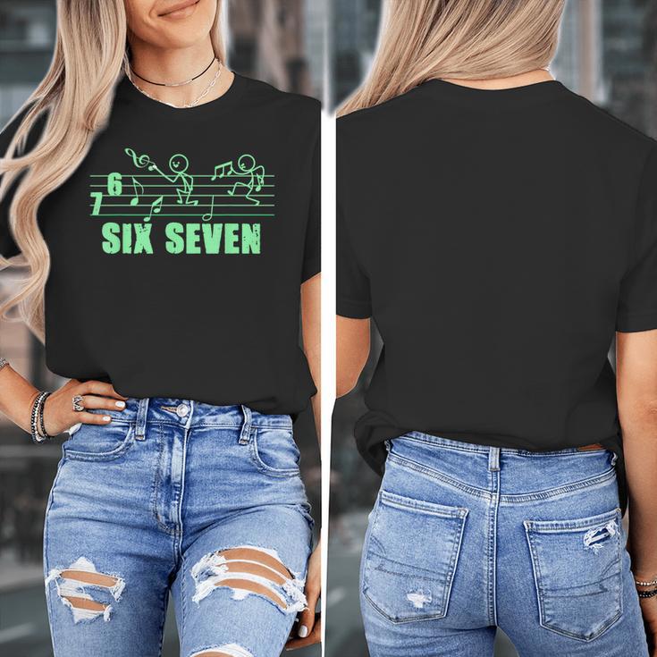 Musical 67 Music Meme Slang Six Seven Music Teacher Women's T-Shirt, funny design Musical 67 Music Meme Slang Six Seven Music Teacher Women's T-Shirt, funny design