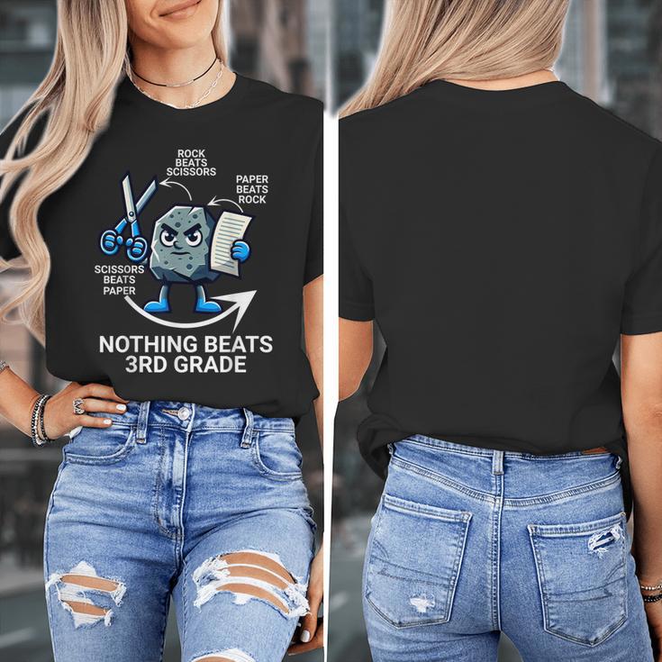Nothing Beats 3rd Grade Back To School Kids Teachers Women's T-Shirt, funny design