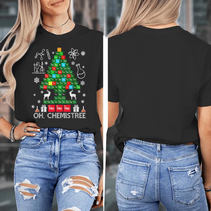Oh Chemistree Scientist Chemical Christmas Xmas Teacher Women's T-Shirt, funny design Oh Chemistree Scientist Chemical Christmas Xmas Teacher Women's T-Shirt, funny design
