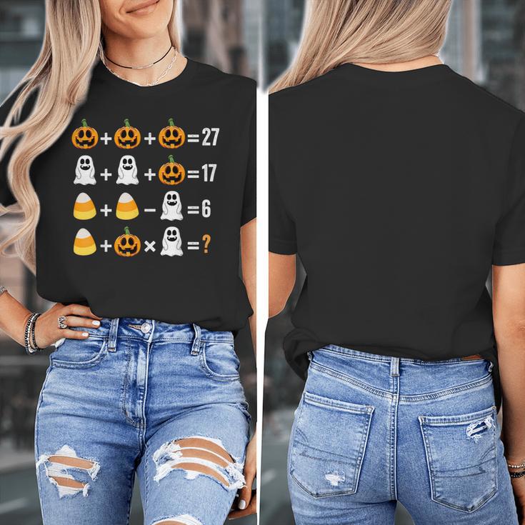 Order Of Operations Quiz Pumpkin Halloween Math Teacher Women's T-Shirt, funny design Order Of Operations Quiz Pumpkin Halloween Math Teacher Women's T-Shirt, funny design