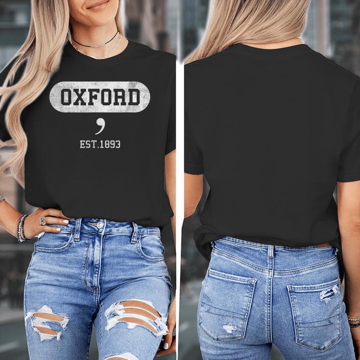 Oxford Comma English Teacher Shirt T-Shirt Women's T-Shirt, English Teacher Gifts, funny design