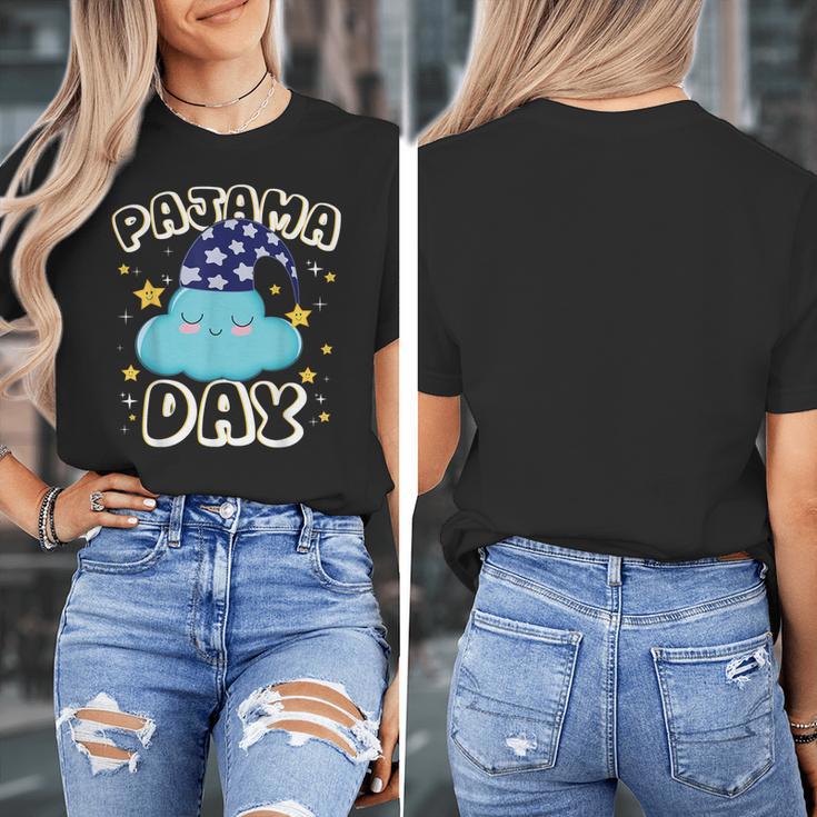 Pajama Day School Spirit Week Fun Cloud Teacher Student Women's T-Shirt, funny design Pajama Day School Spirit Week Fun Cloud Teacher Student Women's T-Shirt, funny design