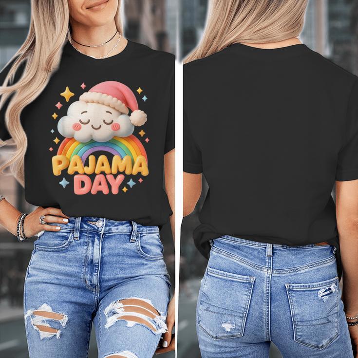 Pajama Day School Spirit Week Sleepy Cloud Teacher Student Women's T-Shirt, funny design Pajama Day School Spirit Week Sleepy Cloud Teacher Student Women's T-Shirt, funny design
