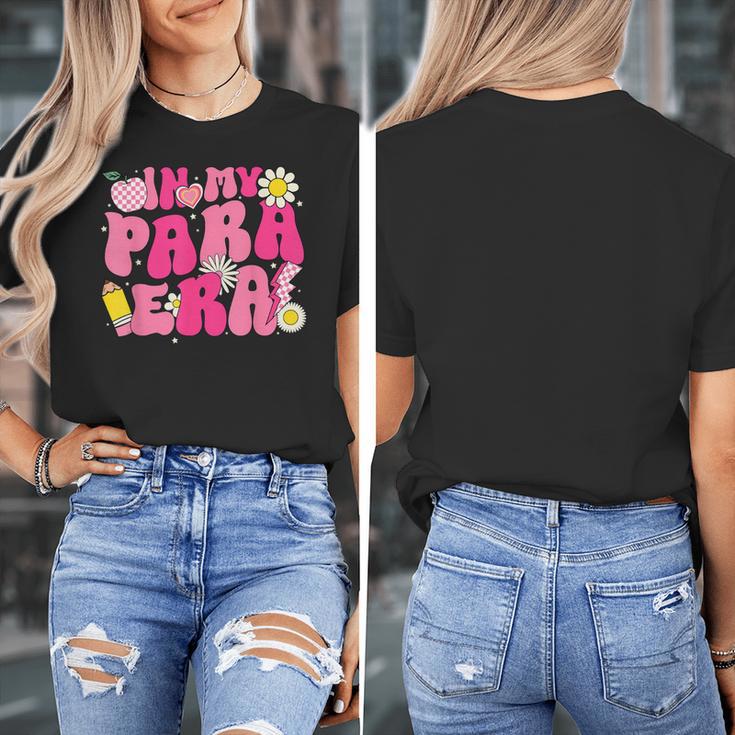 In My Para Era Teacher Back To School First Day Of School Women's T-Shirt, funny design In My Para Era Teacher Back To School First Day Of School Women's T-Shirt, funny design