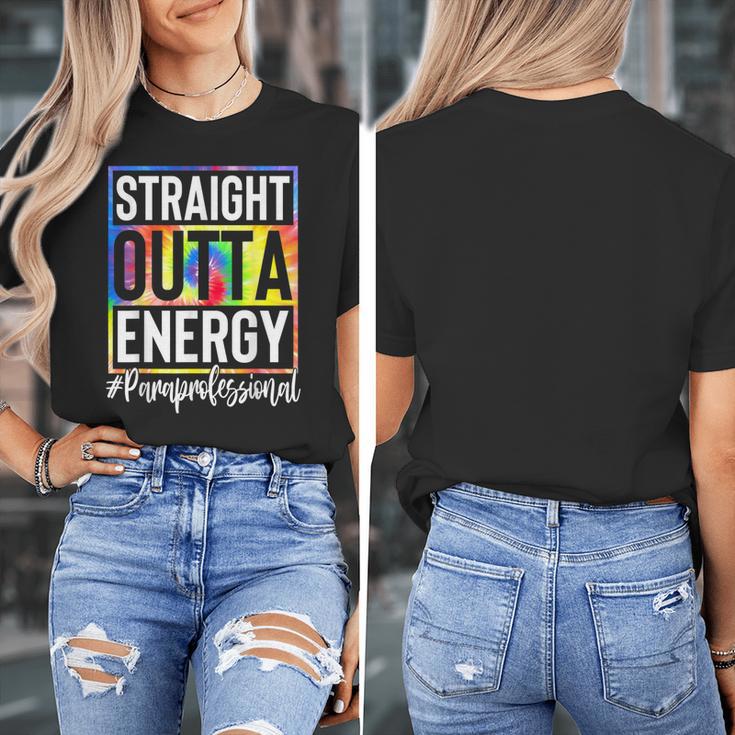 Paraprofessional Straight Outta Energy Teacher Life For Men Women Women's T-Shirt, funny design Paraprofessional Straight Outta Energy Teacher Life For Men Women Women's T-Shirt, funny design
