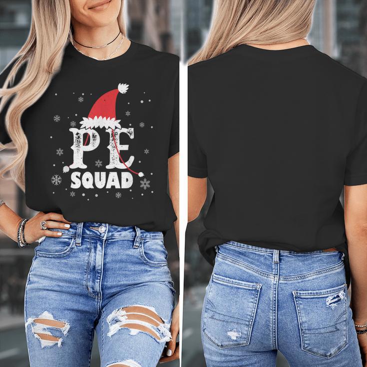 PE Squad Christmas PE Teacher Matching Xmas Women's T-Shirt, Pe Teacher Gifts, funny design PE Squad Christmas PE Teacher Matching Xmas Women's T-Shirt, Pe Teacher Gifts, funny design