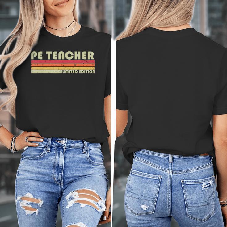 PE TEACHER Job Title Profession Birthday Worker Idea Women's T-Shirt, Pe Teacher Gifts, funny design PE TEACHER Job Title Profession Birthday Worker Idea Women's T-Shirt, Pe Teacher Gifts, funny design