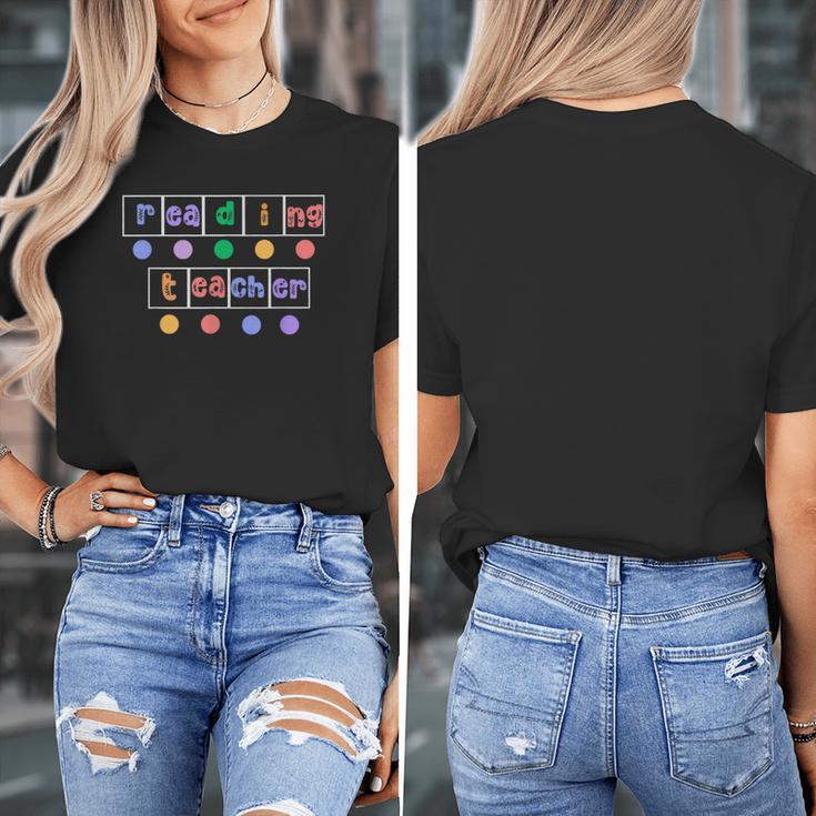 Phonics Reading Teacher Science Of Reading Literacy Coach Women's T-Shirt, Science Teacher Gifts, funny design Phonics Reading Teacher Science Of Reading Literacy Coach Women's T-Shirt, Science Teacher Gifts, funny design
