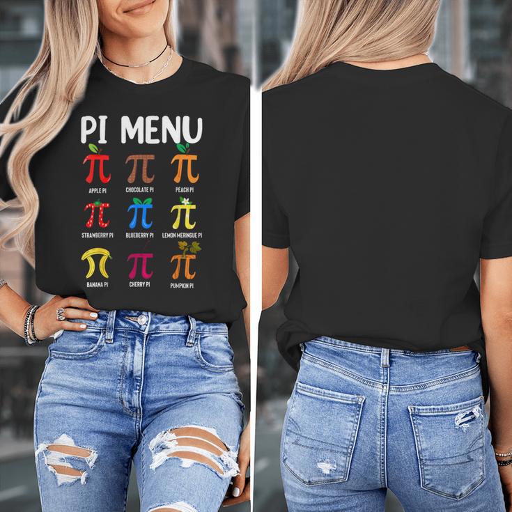 Pi Menu 314 Pi Symbol Math Teacher Happy Pi Day Women's T-Shirt, funny design Pi Menu 314 Pi Symbol Math Teacher Happy Pi Day Women's T-Shirt, funny design