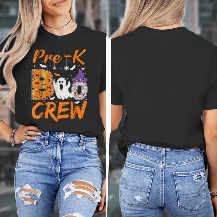 Pre K Boo Crew Teacher Student Halloween Pre Kindergarten Women's T-Shirt, funny design Pre K Boo Crew Teacher Student Halloween Pre Kindergarten Women's T-Shirt, funny design
