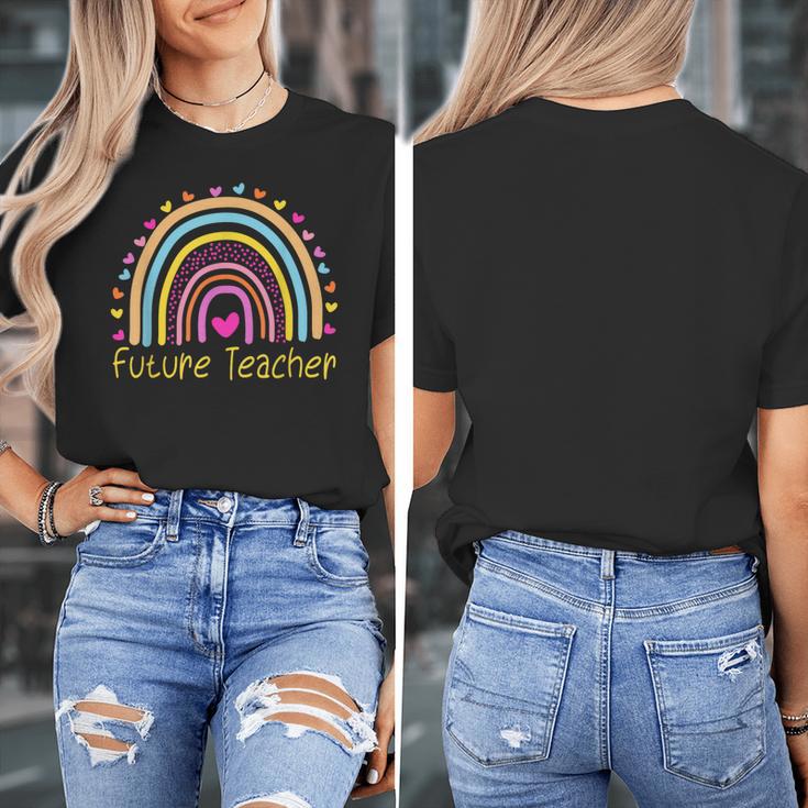 Pre-K Preschool Kindergarten Future Teacher Rainbow Women's T-Shirt, Future Teacher Gifts, funny design Pre-K Preschool Kindergarten Future Teacher Rainbow Women's T-Shirt, Future Teacher Gifts, funny design