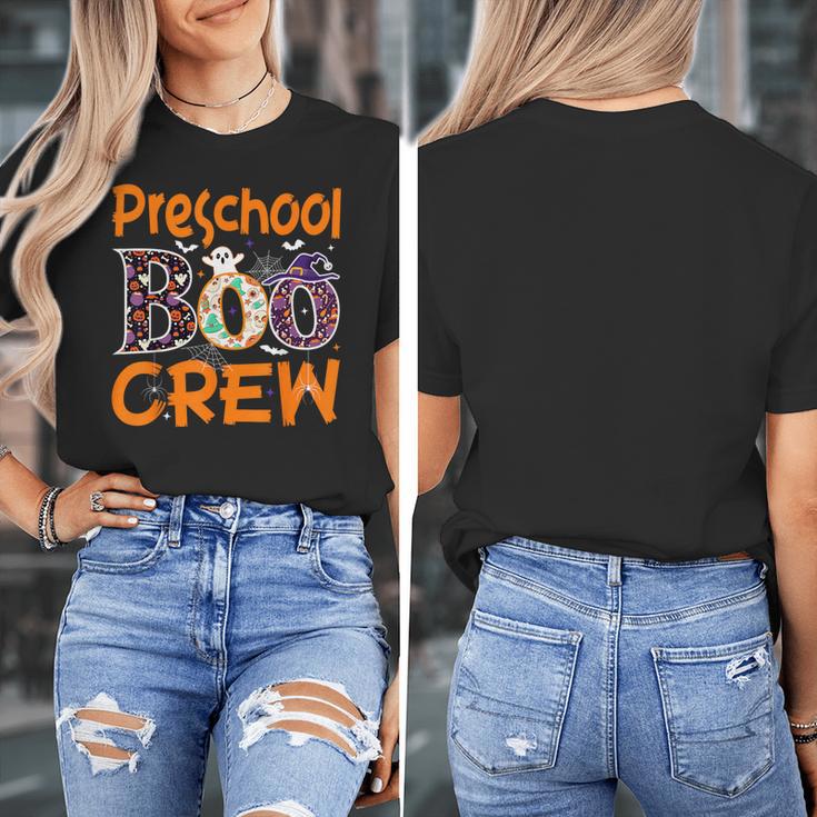 Preschool Boo Crew Preschool Halloween Teacher Women's T-Shirt, funny design Preschool Boo Crew Preschool Halloween Teacher Women's T-Shirt, funny design