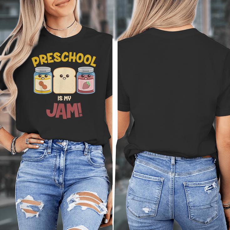 Preschool Is My Jam Teacher Shirt Women's T-Shirt, funny design
