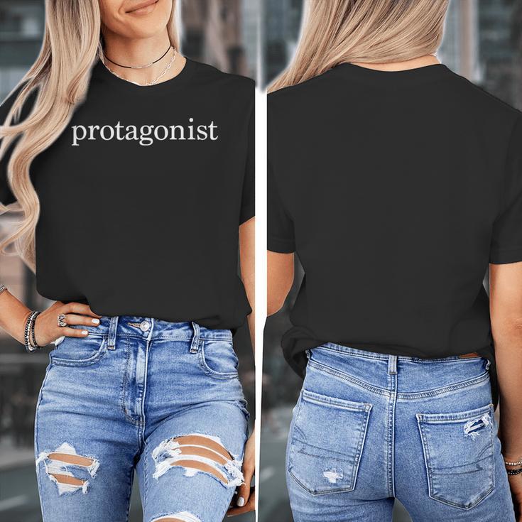 Protagonist Shirt For English Majors English Teachers Women's T-Shirt, English Teacher Gifts, funny design Protagonist Shirt For English Majors English Teachers Women's T-Shirt, English Teacher Gifts, funny design