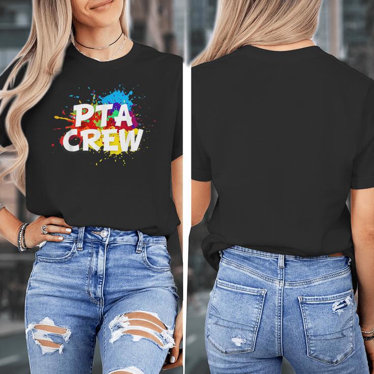 PTA Crew Back To School Volunteer Board Mom Parent Teacher Women's T-Shirt, Couple Gifts, funny design