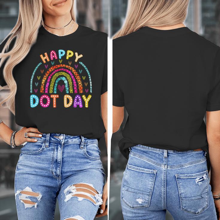 Rainbow Happy Dot Day Shirts Teacher Kids September 15th Women's T-Shirt, funny design Rainbow Happy Dot Day Shirts Teacher Kids September 15th Women's T-Shirt, funny design