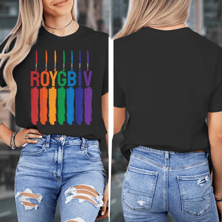 Rainbow Roygbiv Kids Artist Costume Art Teacher Women's T-Shirt, funny design Rainbow Roygbiv Kids Artist Costume Art Teacher Women's T-Shirt, funny design