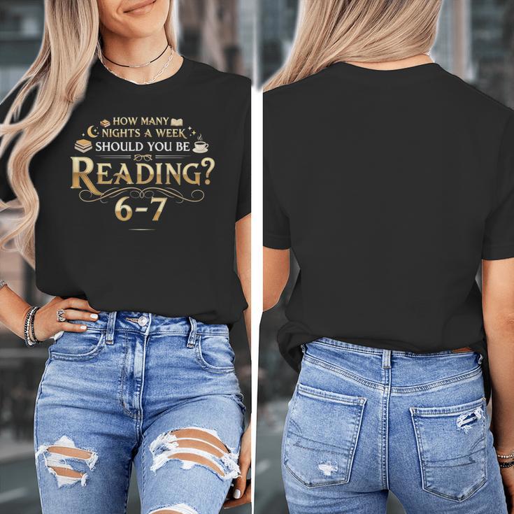Reading 6–7 Teacher Librarian English Book Lover Quote Women's T-Shirt, English Teacher Gifts, funny design Reading 6–7 Teacher Librarian English Book Lover Quote Women's T-Shirt, English Teacher Gifts, funny design