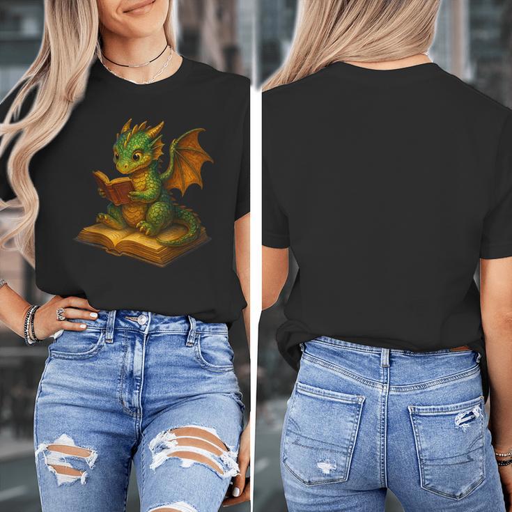 Reading Dragon Shirt For Bookish Teacher Librarian Bookworm Women's T-Shirt, funny design Reading Dragon Shirt For Bookish Teacher Librarian Bookworm Women's T-Shirt, funny design