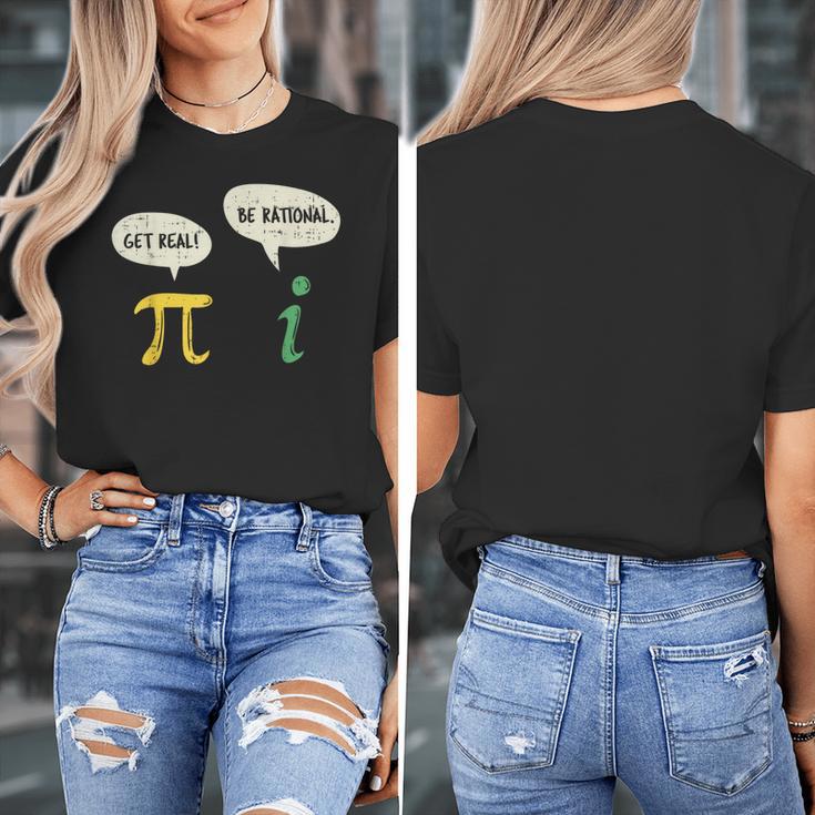 Get Real Be Rational Shirt Pi Math Teacher Geek Women's T-Shirt, funny design Get Real Be Rational Shirt Pi Math Teacher Geek Women's T-Shirt, funny design