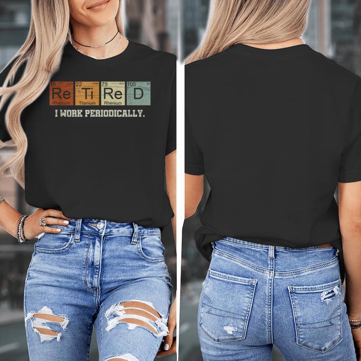 Retired Chemistry Teacher Science Retirement Chemistry Women's T-Shirt, Science Teacher Gifts, funny design Retired Chemistry Teacher Science Retirement Chemistry Women's T-Shirt, Science Teacher Gifts, funny design