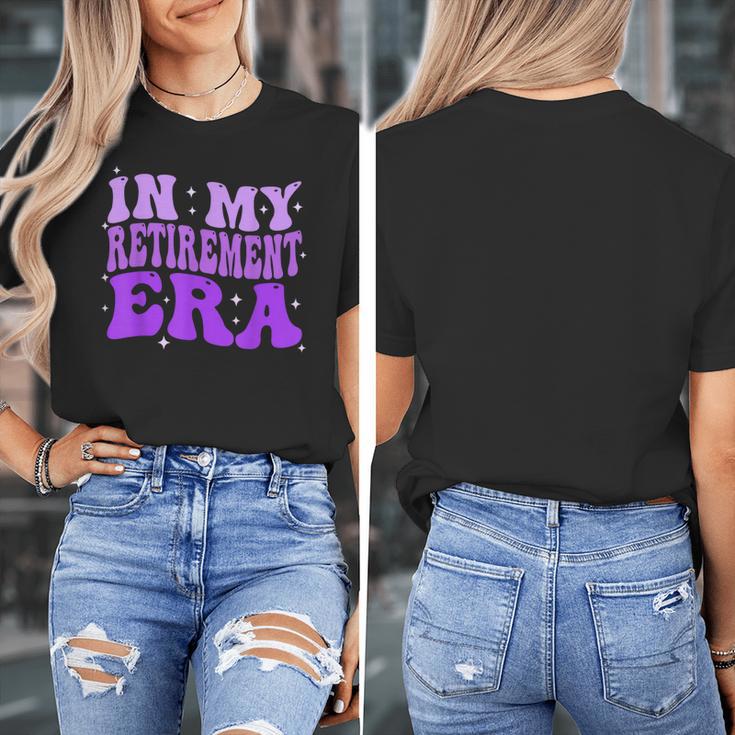 In My Retirement Era Groovy Retired Teacher 2025 Women Women's T-Shirt, Groovy Teacher Gifts, funny design