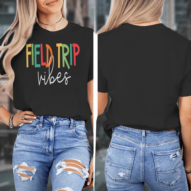 Retro Field Trip Vibes Vintage Field Trip Vibes Teacher Kids Women's T-Shirt, funny design Retro Field Trip Vibes Vintage Field Trip Vibes Teacher Kids Women's T-Shirt, funny design