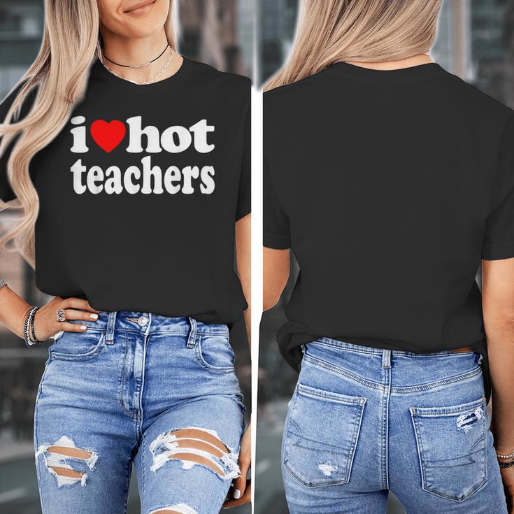 Retro I Love Hot Teachers Vintage I Heart Hot Teacher Men Women Girls Kids Women's T-Shirt, funny design