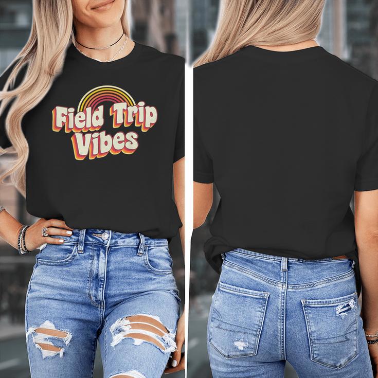 School Bus Trip Vibes Students Teachers Students Field Trip For Men Women Kids Women's T-Shirt, funny design School Bus Trip Vibes Students Teachers Students Field Trip For Men Women Kids Women's T-Shirt, funny design