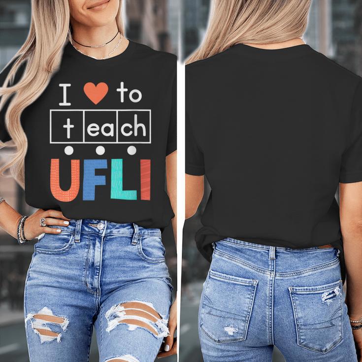 Science Of Reading I Love To Teach UFLI Teacher Literacy Women's T-Shirt, Science Teacher Gifts, funny design Science Of Reading I Love To Teach UFLI Teacher Literacy Women's T-Shirt, Science Teacher Gifts, funny design