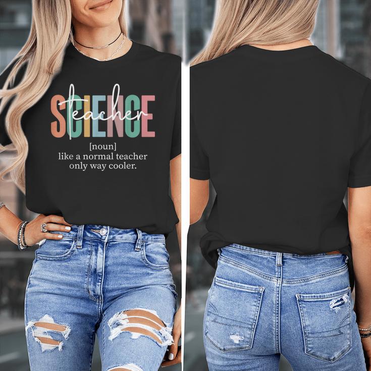 Science Teacher Definition For Women & Men Women's T-Shirt, Science Teacher Gifts, funny design Science Teacher Definition For Women & Men Women's T-Shirt, Science Teacher Gifts, funny design