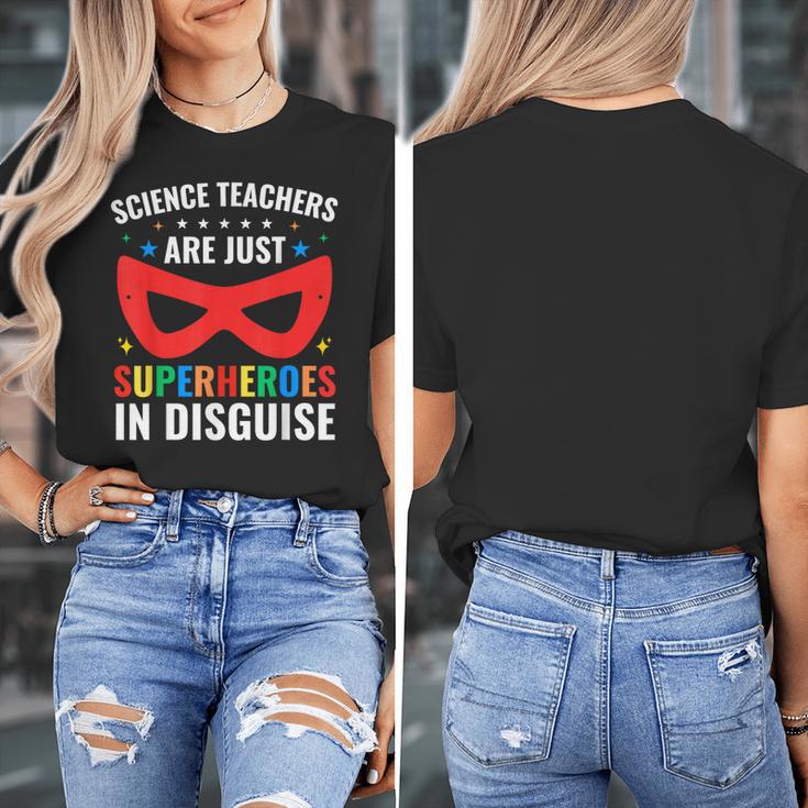 Science Teachers Are Just Superheroes In Disguise Women Men Women's T-Shirt, Science Teacher Gifts, funny design Science Teachers Are Just Superheroes In Disguise Women Men Women's T-Shirt, Science Teacher Gifts, funny design