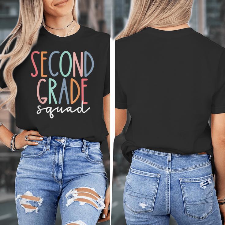 Second Grade Squad 2nd Grade Teacher Women Back To School Women's T-Shirt, 2nd Grade Teacher Gifts, funny design Second Grade Squad 2nd Grade Teacher Women Back To School Women's T-Shirt, 2nd Grade Teacher Gifts, funny design
