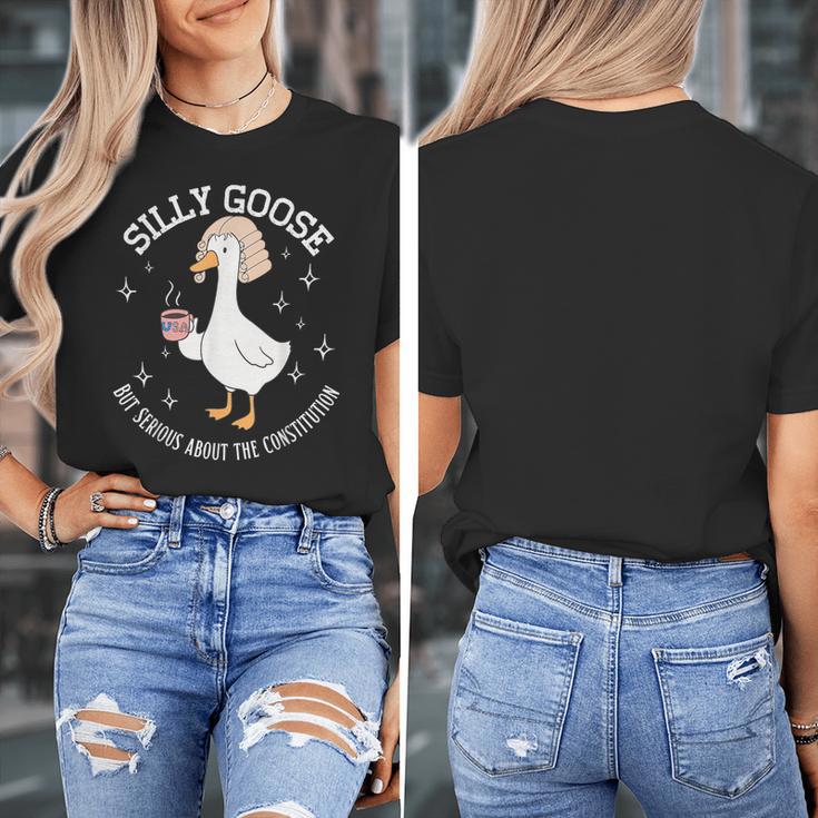 Silly Goose Constitution History Teacher Middle School Women's T-Shirt, History Teacher Gifts, funny design Silly Goose Constitution History Teacher Middle School Women's T-Shirt, History Teacher Gifts, funny design