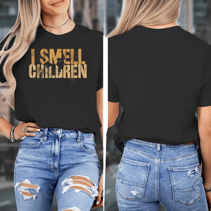 I SMELL CHILDREN Halloween Teacher Classroom I Teach Women's T-Shirt, funny design I SMELL CHILDREN Halloween Teacher Classroom I Teach Women's T-Shirt, funny design