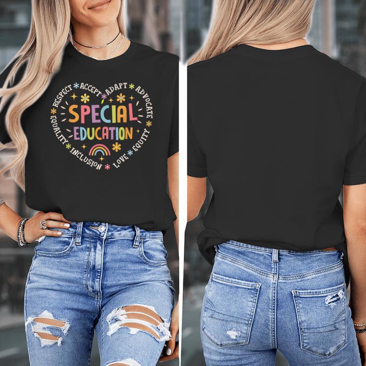 Special Education Squad Dream Team SPED Teacher Appreciation Women's T-Shirt, funny design
