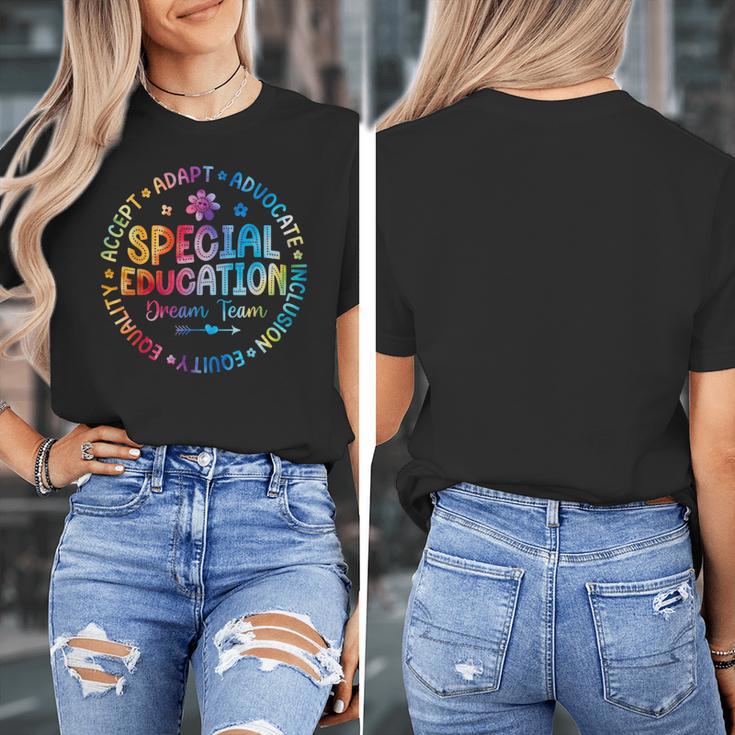 Special Education Squad Dream Team SPED Teacher Back School Women's T-Shirt, funny design Special Education Squad Dream Team SPED Teacher Back School Women's T-Shirt, funny design