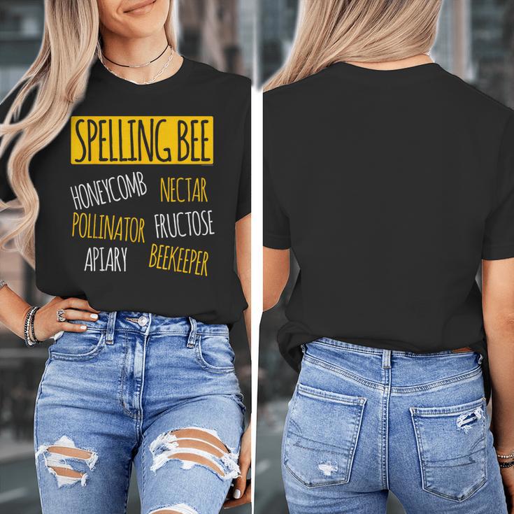 Spelling Bee Halloween Pun Costume Beekeeper Teacher Women's T-Shirt, funny design Spelling Bee Halloween Pun Costume Beekeeper Teacher Women's T-Shirt, funny design