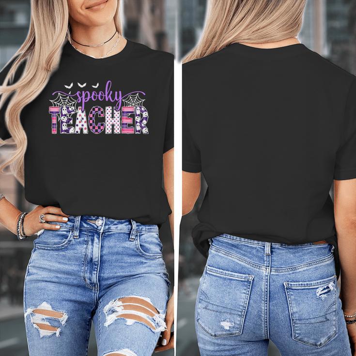 Spooky Teacher Halloween Costume Women Spooky Teacher Women's T-Shirt, funny design