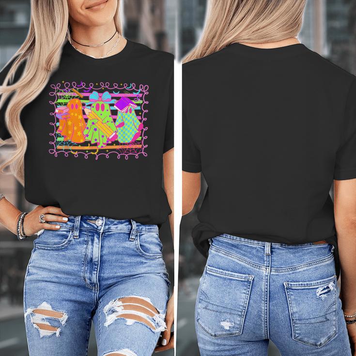 Spooky Teacher Halloween Ghost Fall Autumn Season Women Women's T-Shirt, funny design Spooky Teacher Halloween Ghost Fall Autumn Season Women Women's T-Shirt, funny design